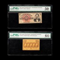 [FRACTIONAL CURRENCY] A Group of Two Notes