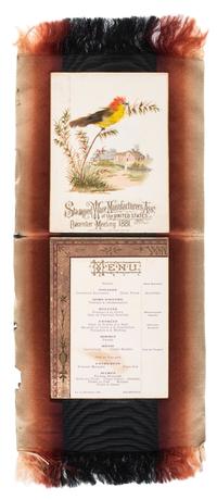 [NEW YORK]. Archive related to Walter M. Aikman incl. program and formal invitation to the "Opening Ceremonies of the New York and Brooklyn Bridge." New York: Tiffany & Co., [1883].