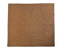 A Silk and Glazed Cotton "Square" Pattern Quilt, 19th Century