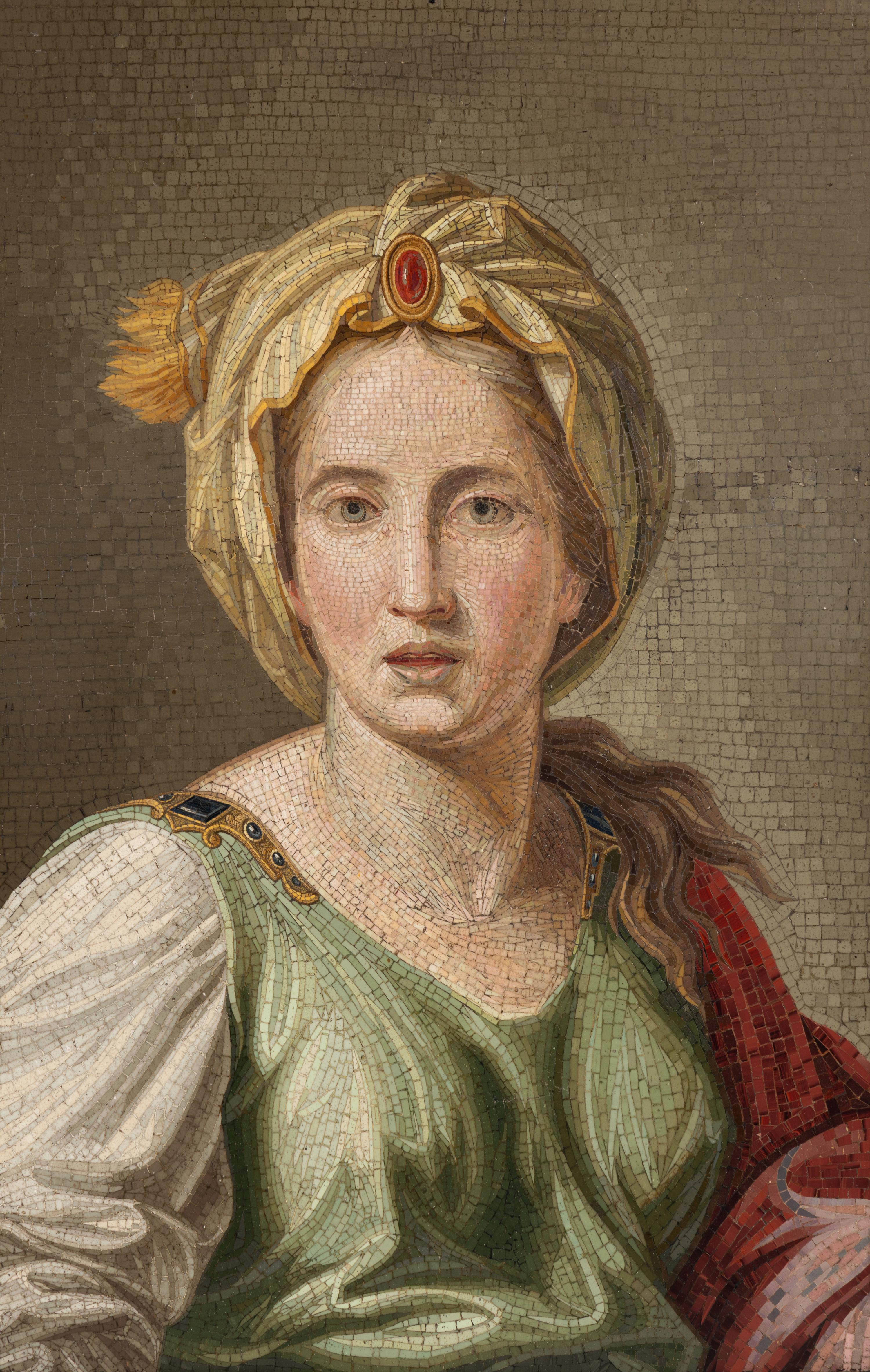 An Italian Micromosaic Panel of the Persian Sibyl