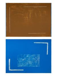 Angles Equal and Brown Field Defined (two prints from A Poem for Alexander ), 1972