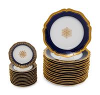 A Group of Haviland Limoges Porcelain Plates