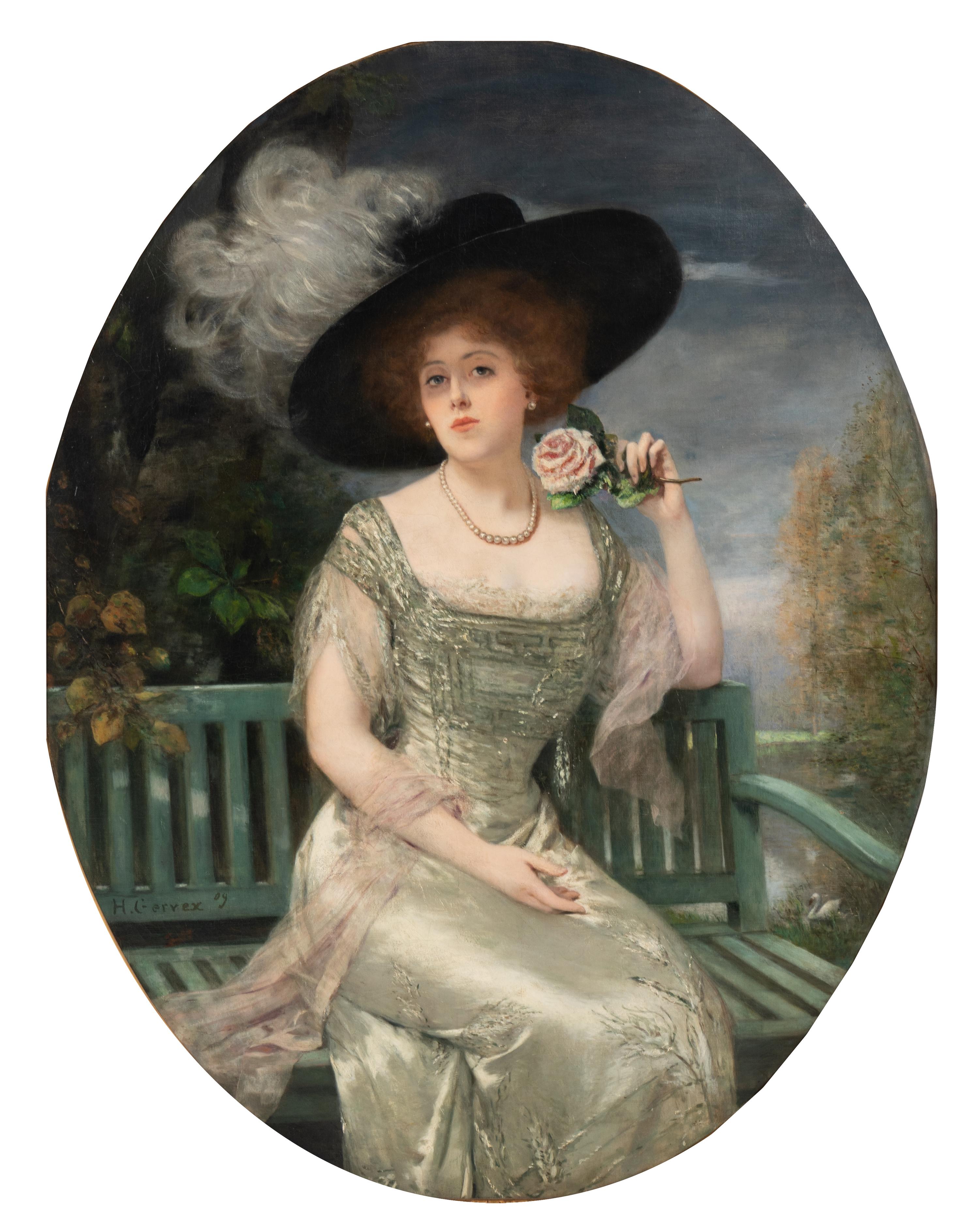 Henri Gervex (French, 1852-1929) — Portrait de Madame Gonzales Moreno, 1909