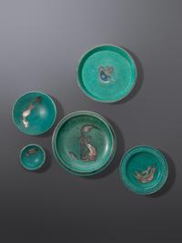 Five Argenta Bowls Gustavsberg, Sweden