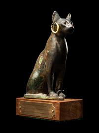 An Egyptian Bronze Cat