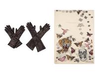 Two Pairs of Fine Leather Gloves & Alexander McQueen Scarf