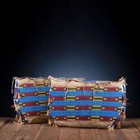Cheyenne Beaded Hide Possible Bags, Matched Pair