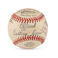 A 1955 Allentown Cardinals Team Signed Autograph Baseball