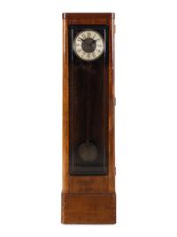 An Austrian Secessionist Mahogany Long Case Clock
