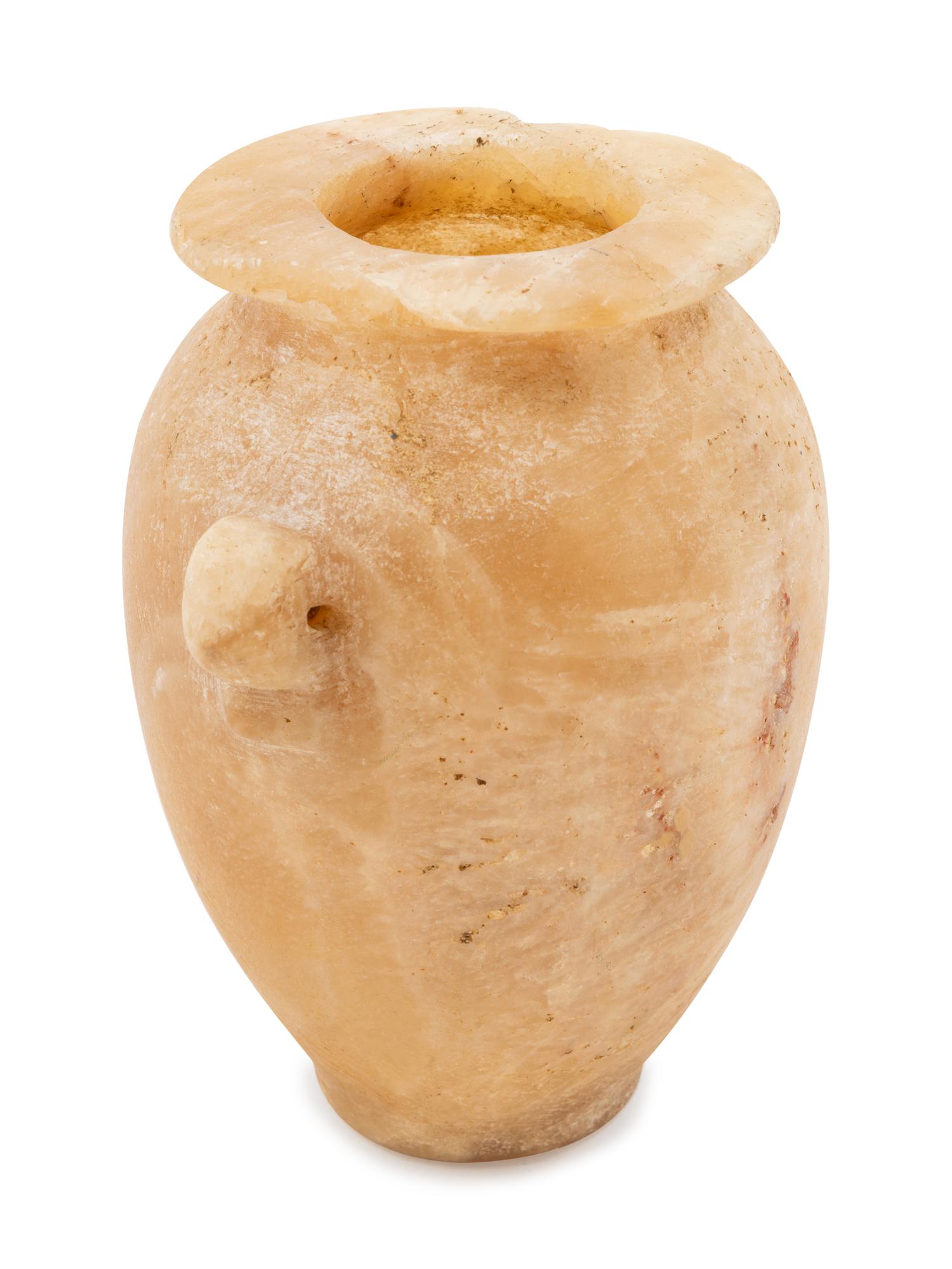 An Egyptian Alabaster Jar