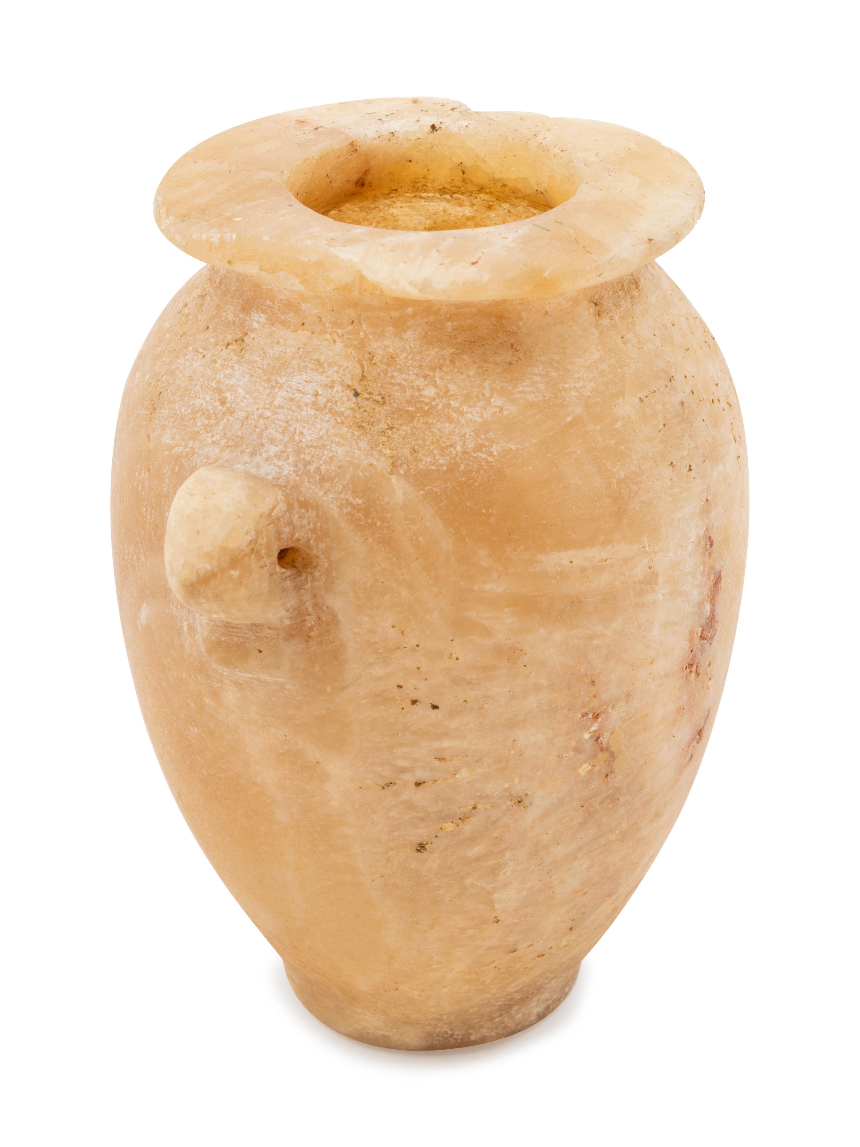 An Egyptian Alabaster Jar