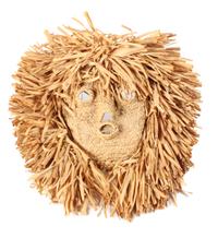 Two Contemporary Iroquois Masks Height of first 10 1/2 inches