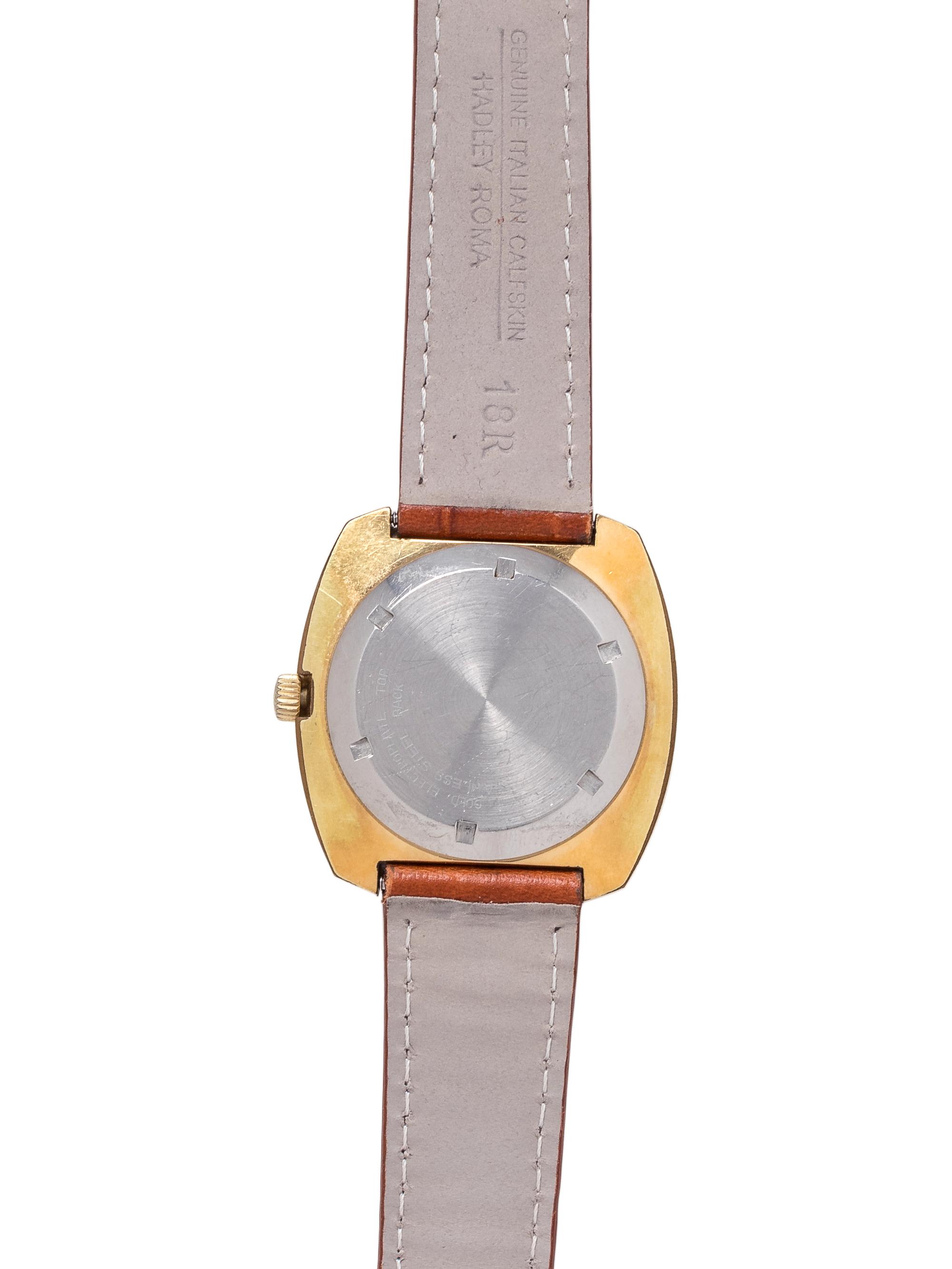 LeCOULTRE, 14K YELLOW GOLD ELECTROPLATE AND STAINLESS STEEL 'MASTER MARINER' WRISTWATCH