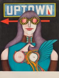Richard Lindner, (American/German, 1901-1978), Fun City, 1971 (portfolio of fourteen together with original plexiglass portfolio box, j