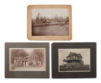[EARLY PHOTOGRAPHY]. Photographs of events & landmarks in the US and beyond, incl. train derailment