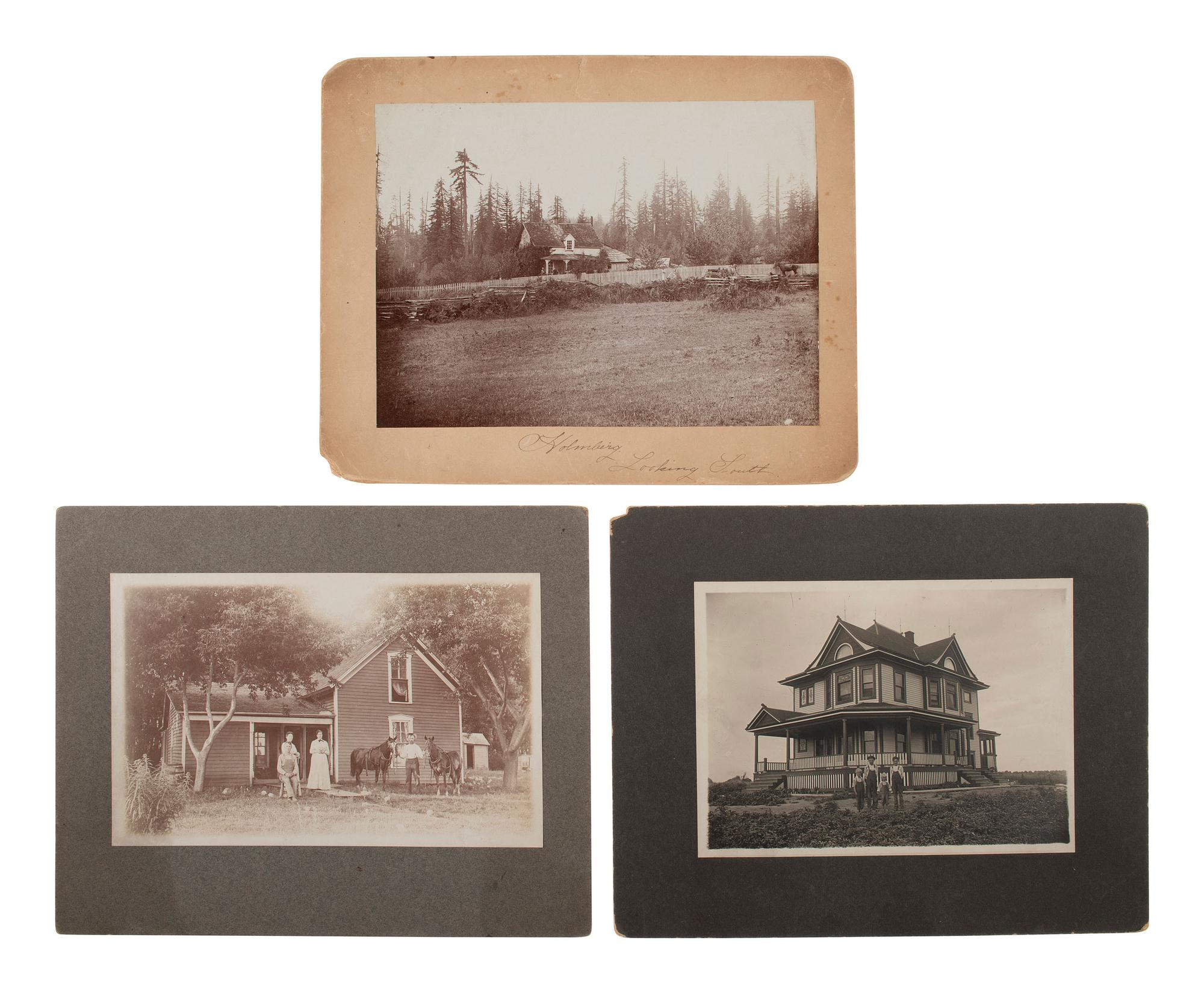 [EARLY PHOTOGRAPHY]. Photographs of events & landmarks in the US and beyond, incl. train derailment
