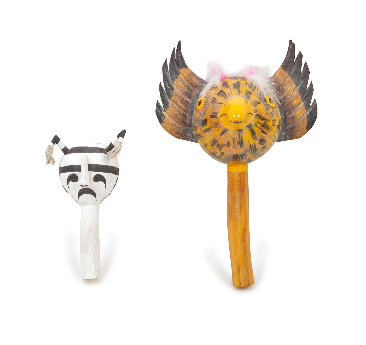 Two Pueblo Rattles