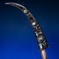 Chilkat Horn Feast Ladle, Collected by Captain Michael A. Healy