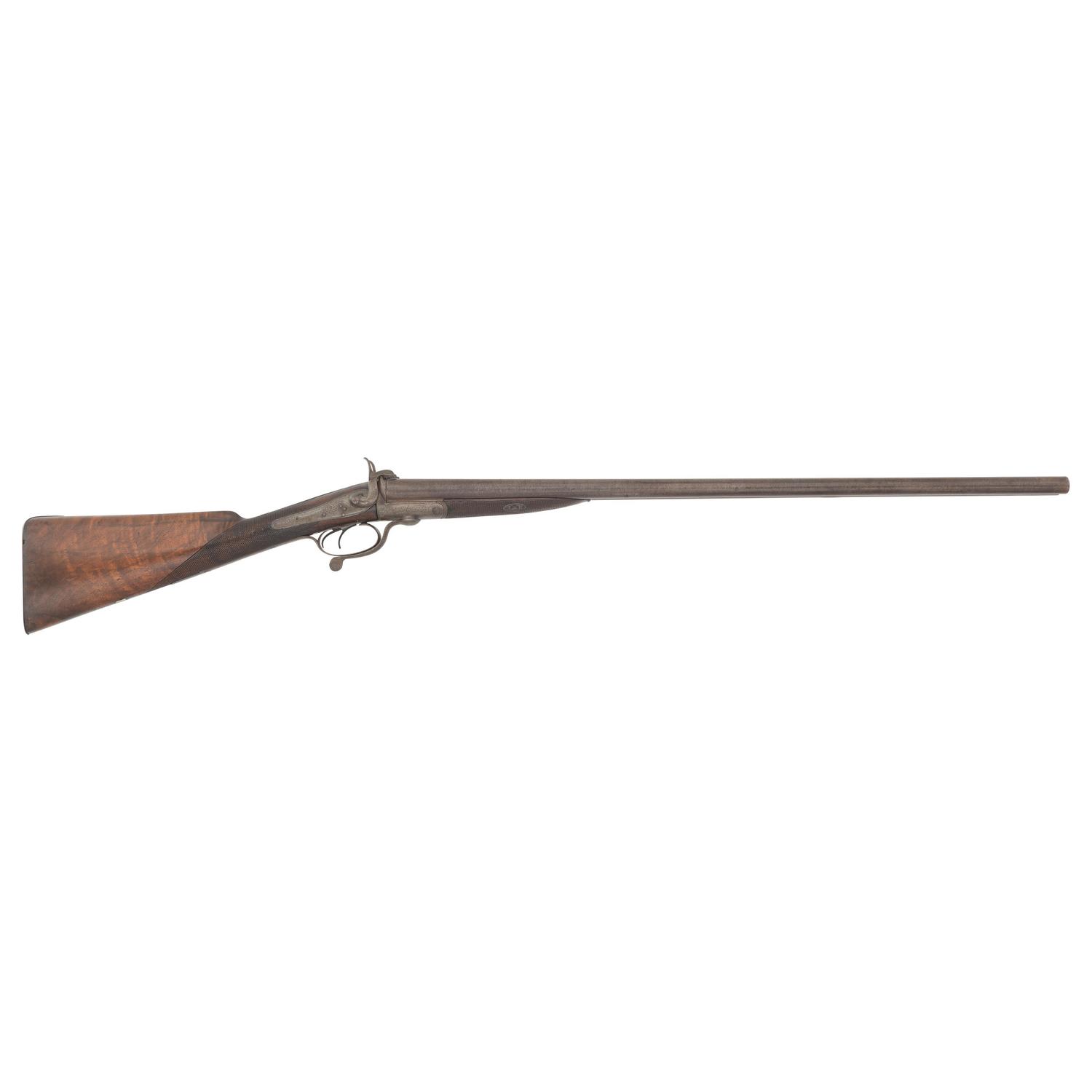 13 Bore Pinfire Back Action Lock Hammer Shotgun by Boudereaux of London
