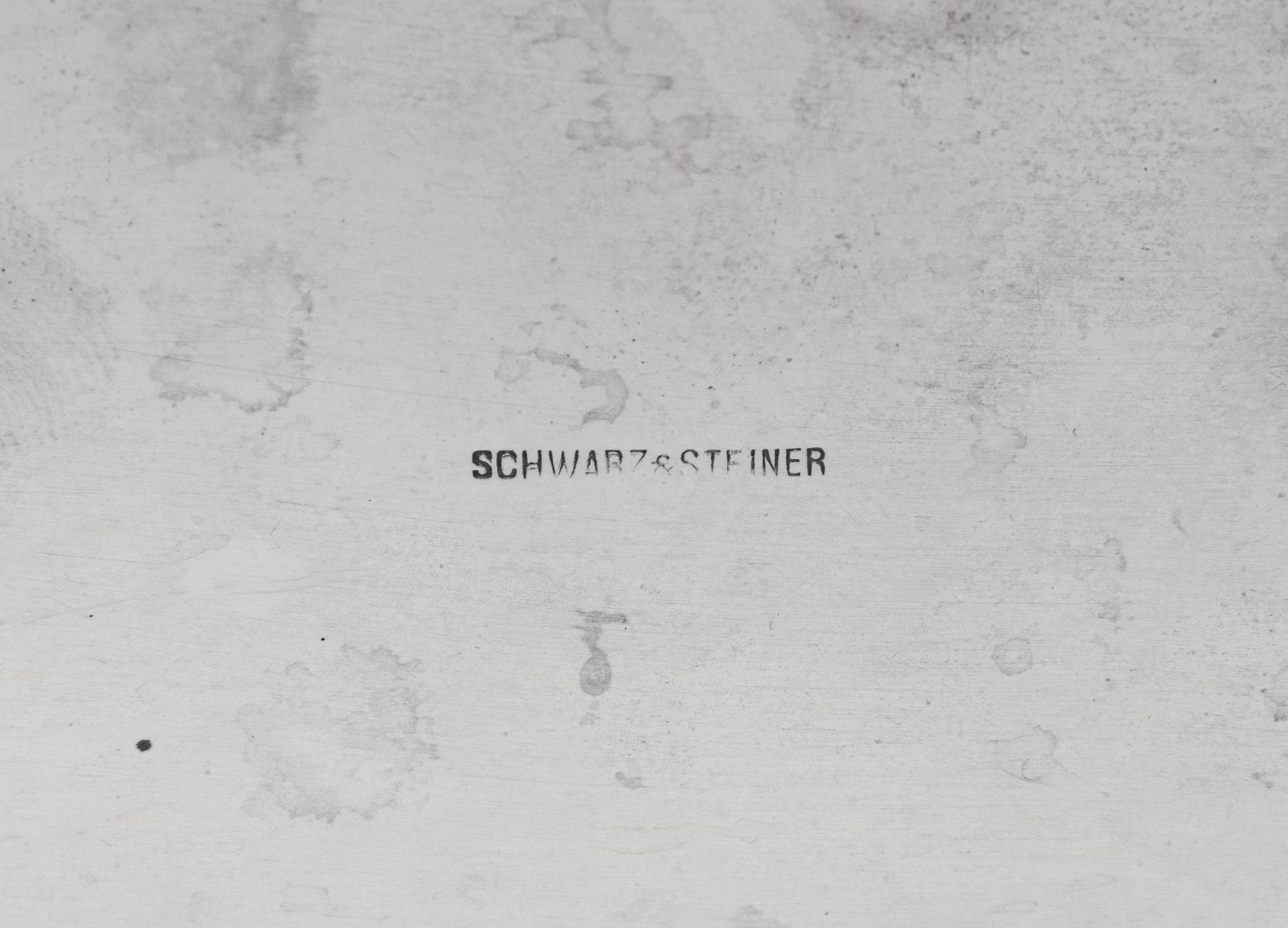 A Group of Four German Silver Table Articles