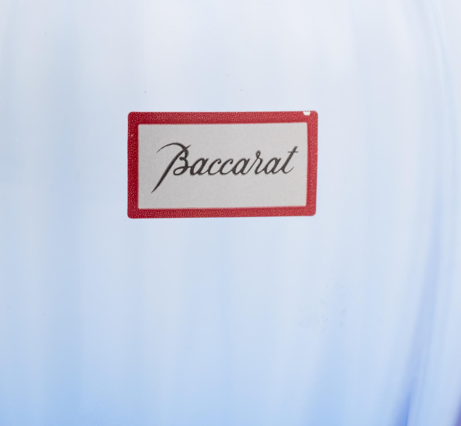 A Baccarat Glass Vase