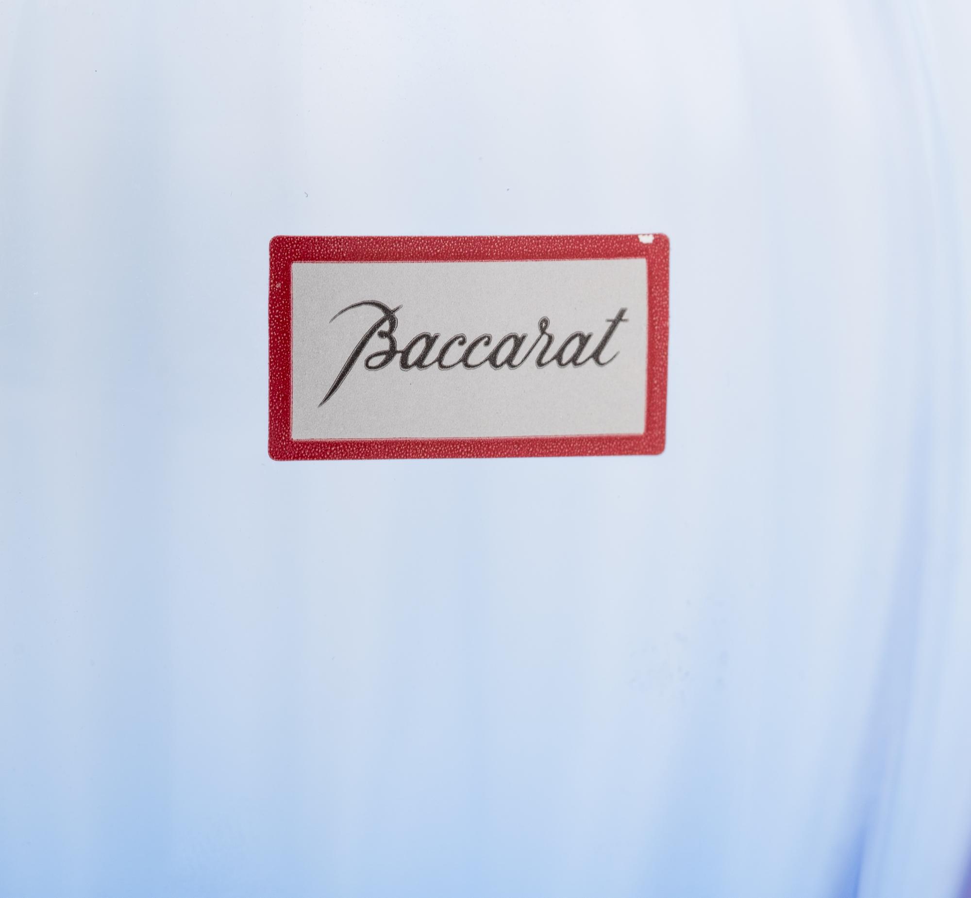 A Baccarat Glass Vase