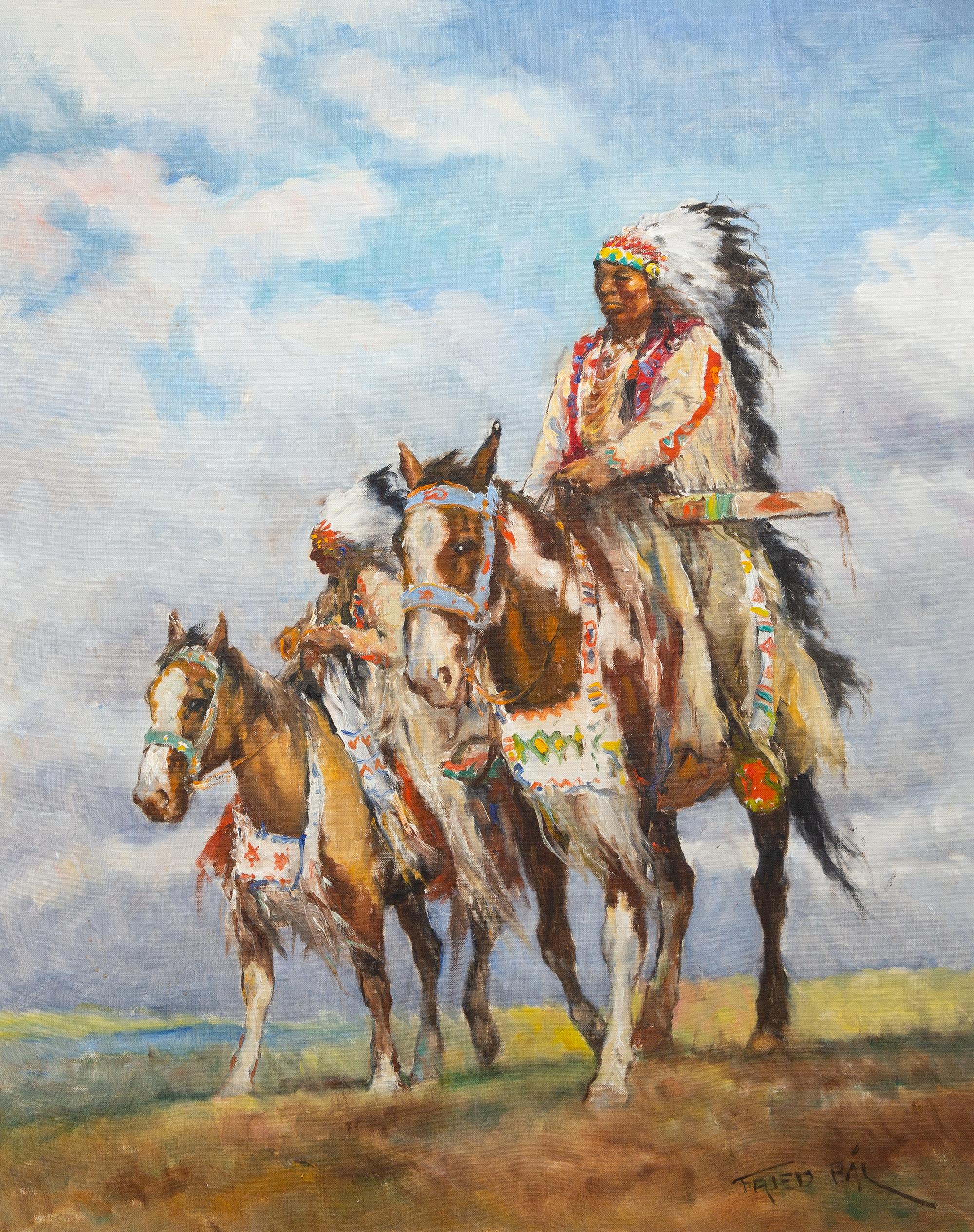 Untitled (Native American on Horseback)