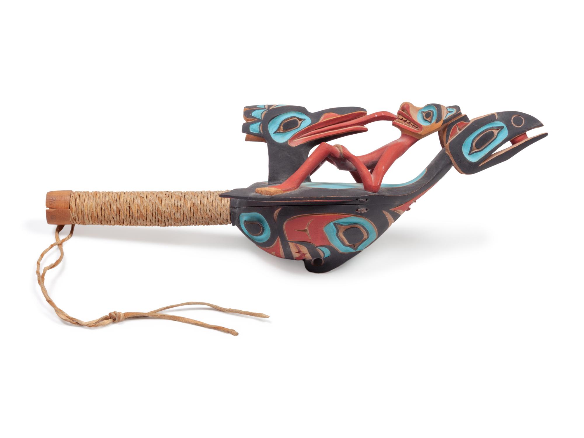 Lelooska Family Raven Rattle