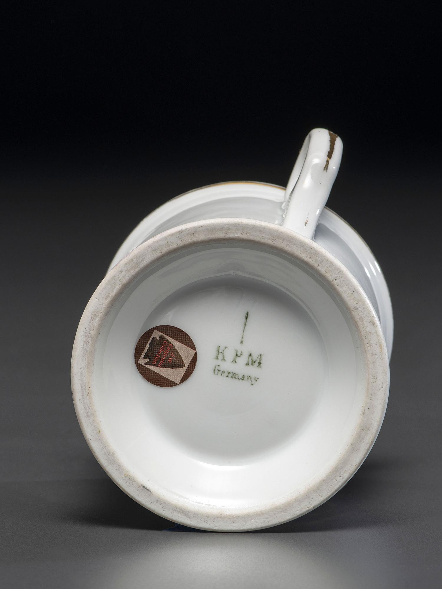 A Hansom Cab Driver's Porcelain Occupational Shaving Mug