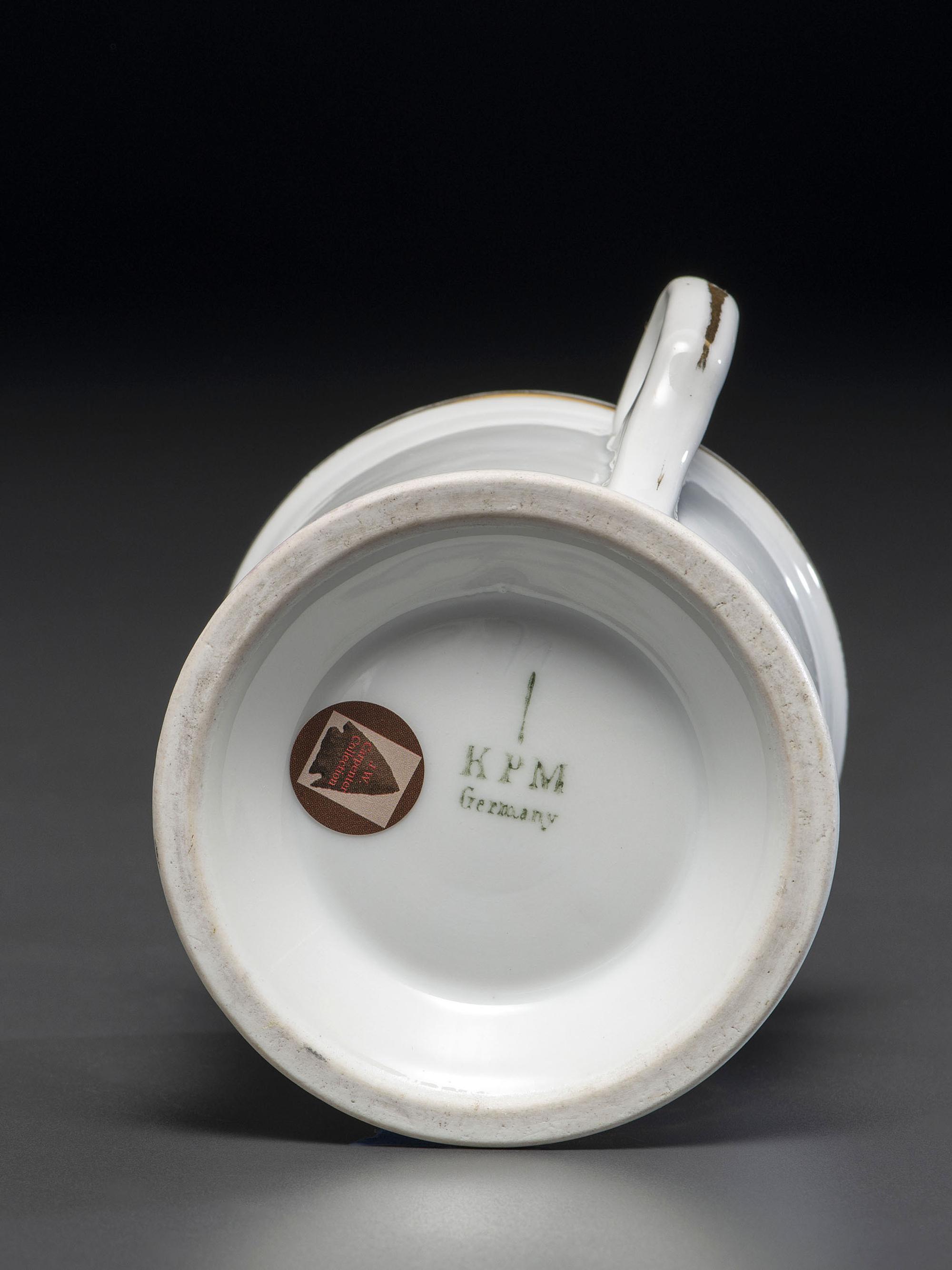 A Hansom Cab Driver's Porcelain Occupational Shaving Mug