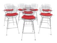 Harry Bertoia (American, 1915-1978), KNOLL, a group of 8 stools