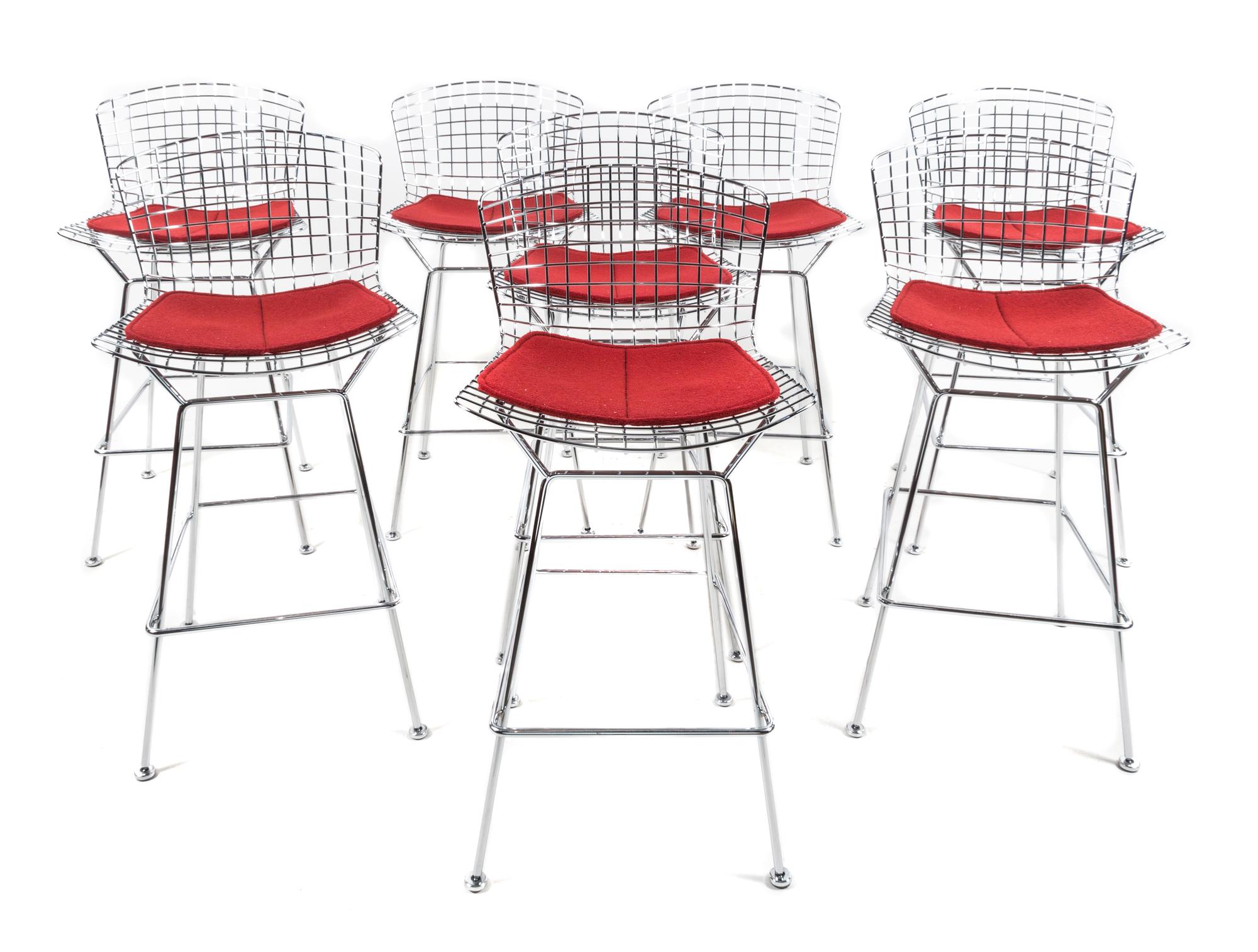 Harry Bertoia (American, 1915-1978), KNOLL, a group of 8 stools