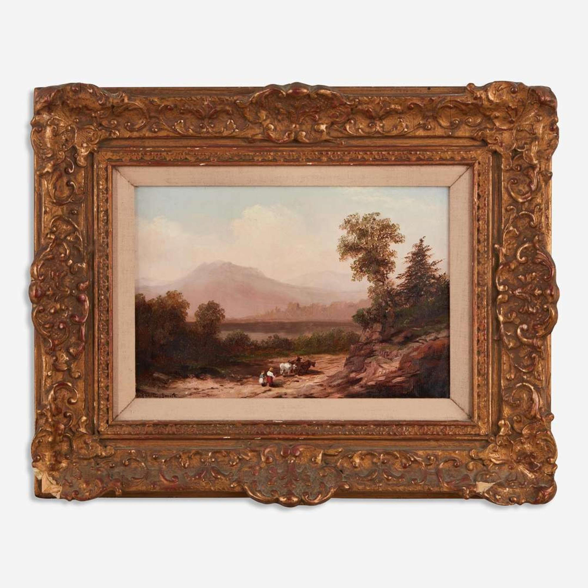 Xanthus Russell Smith (American, 1839–1929) Figures On their Way to Vermont