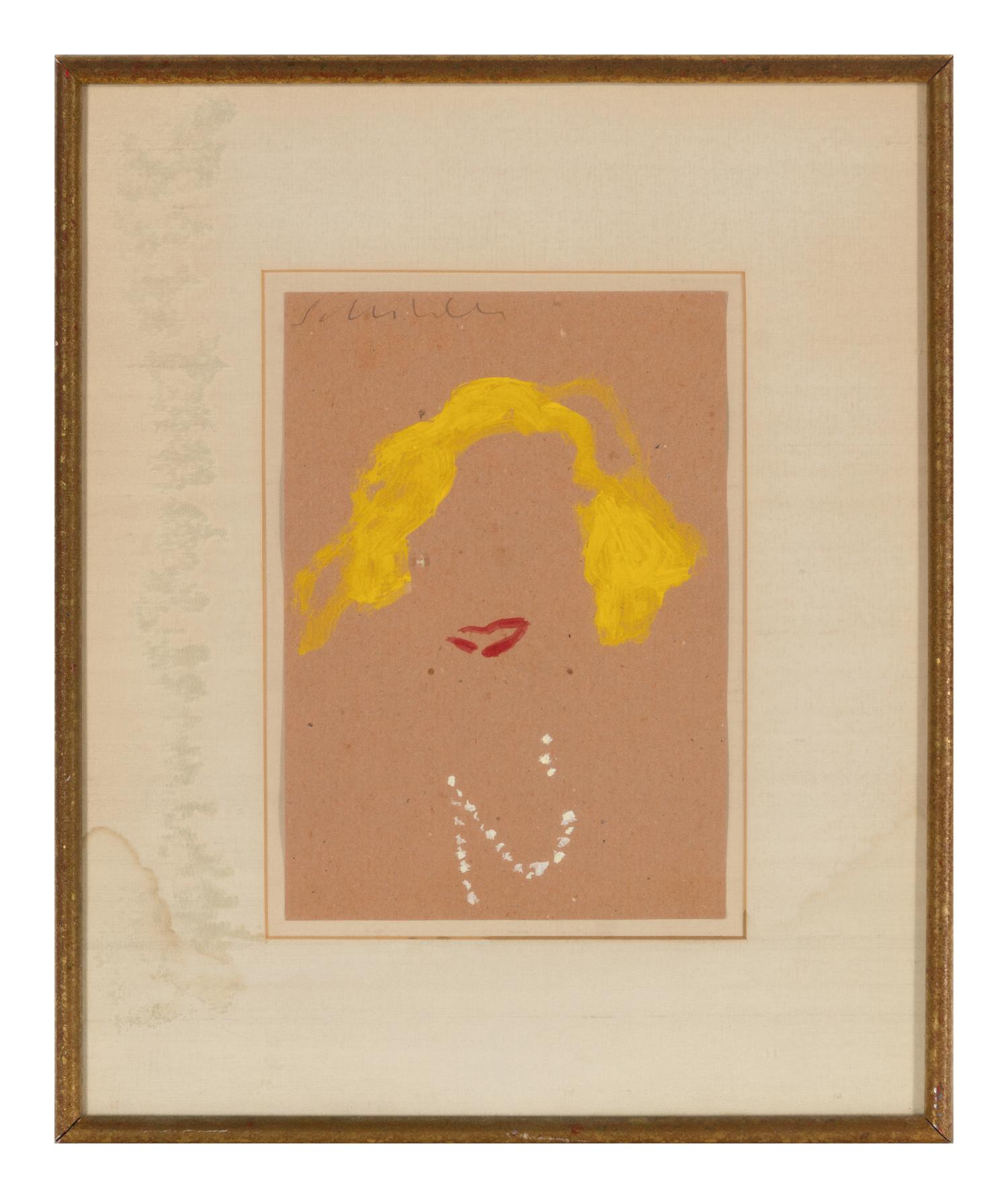 Three Works: Woman with Necklace, Sketch of Donna, Sketch of Superman