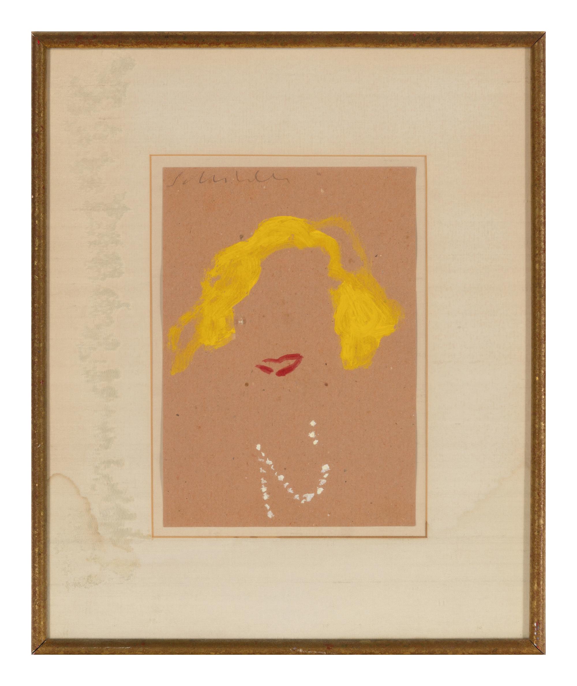 Three Works: Woman with Necklace, Sketch of Donna, Sketch of Superman