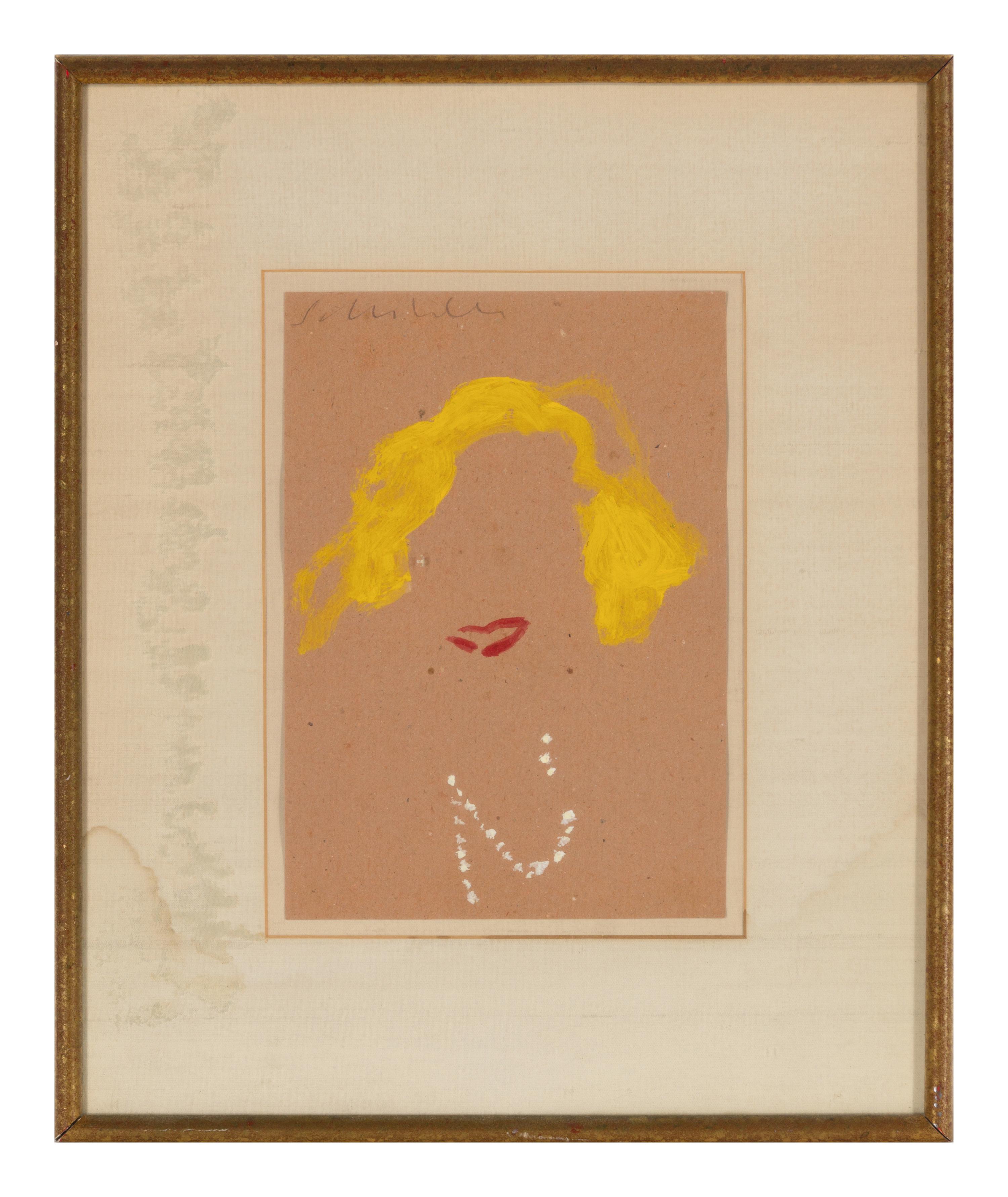 Three Works: Woman with Necklace, Sketch of Donna, Sketch of Superman