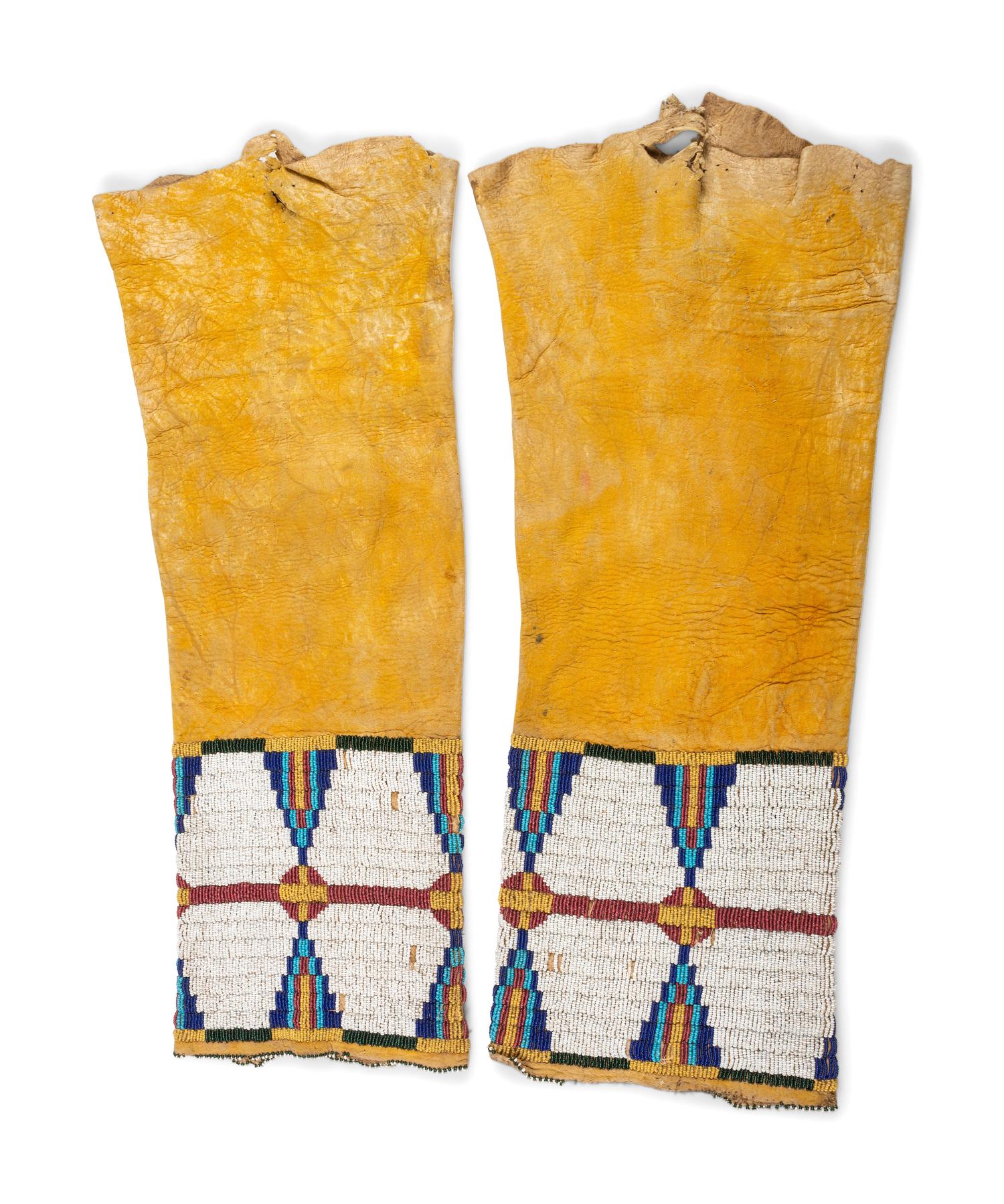 Cheyenne Beaded Hide Leggings