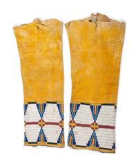 Cheyenne Beaded Hide Leggings