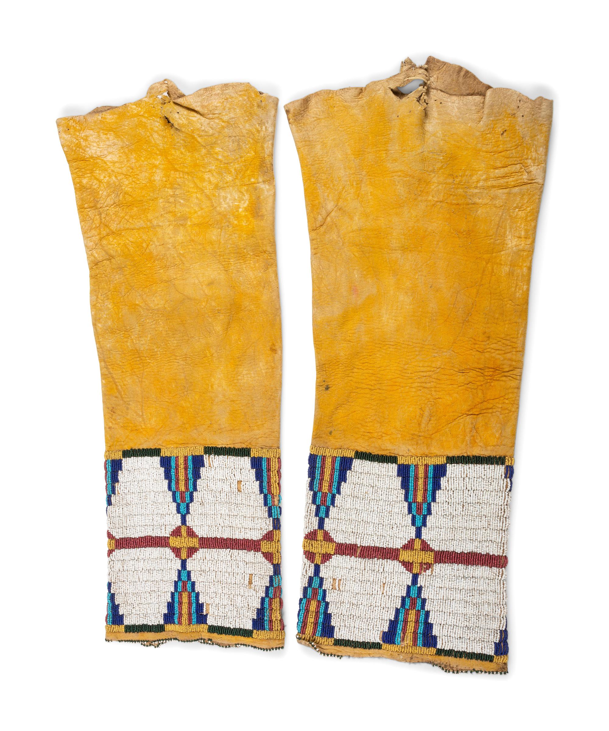 Cheyenne Beaded Hide Leggings