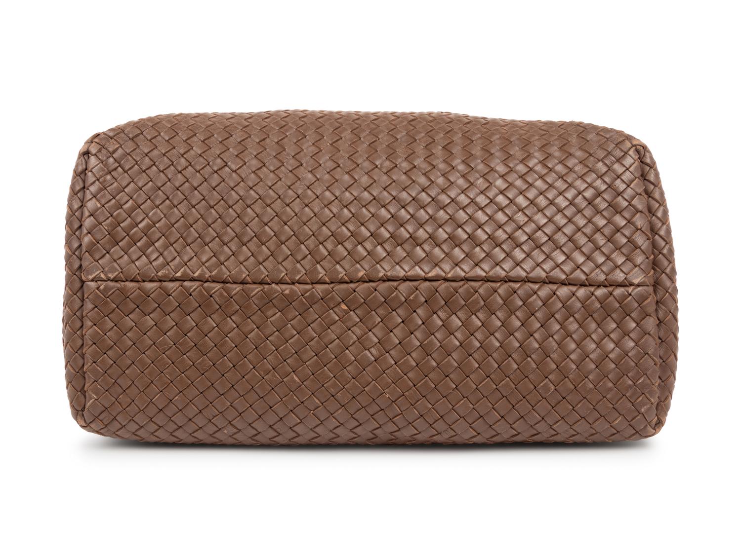 Bottega Veneta Brown Limited Edition Intrecciato Tote Bag, c.2008