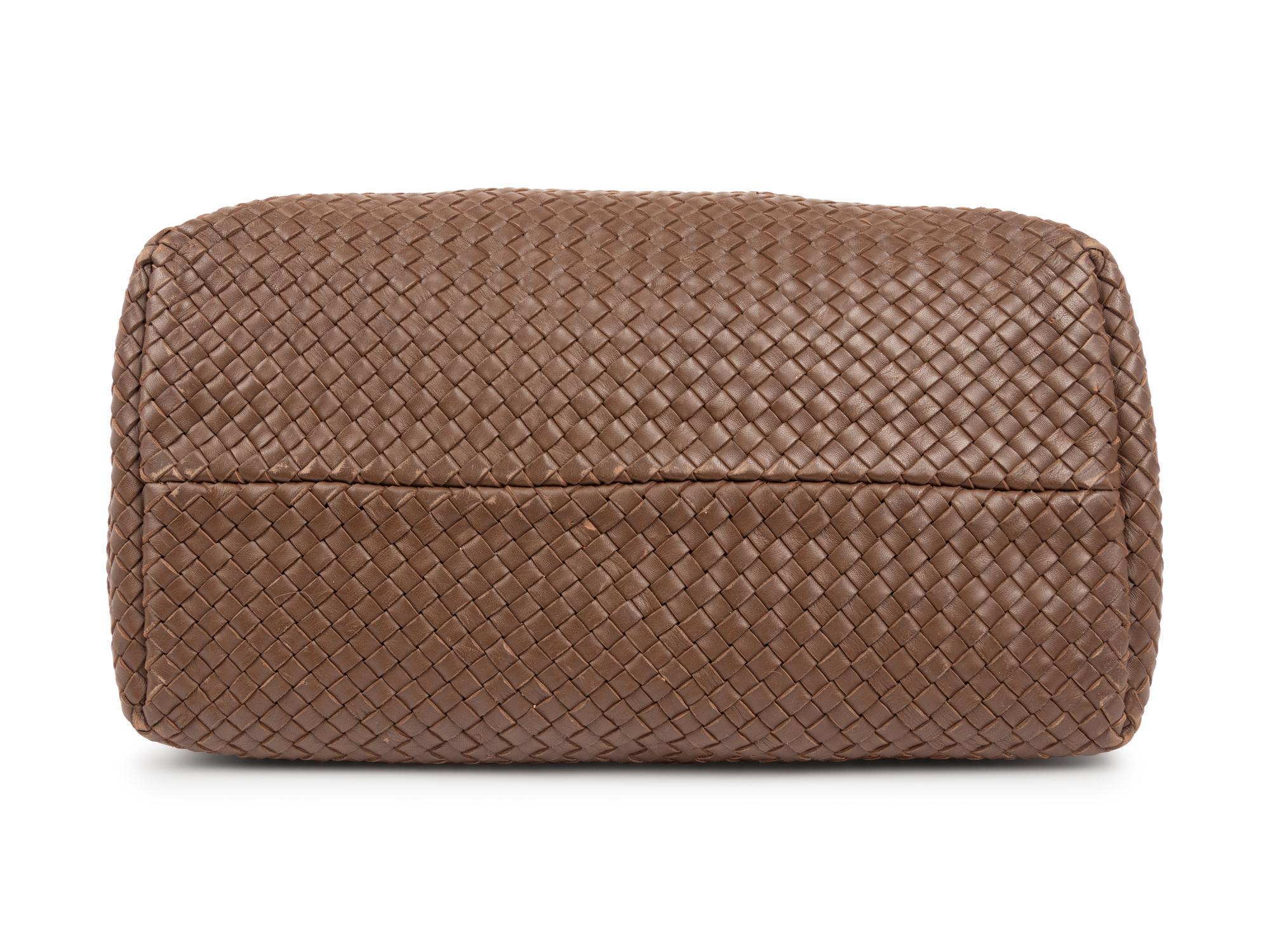 Bottega Veneta Brown Limited Edition Intrecciato Tote Bag, c.2008
