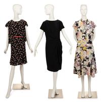 Three Designer Dresses: Two Carolina Herrera, One Maria Cornejo, 2000-20s