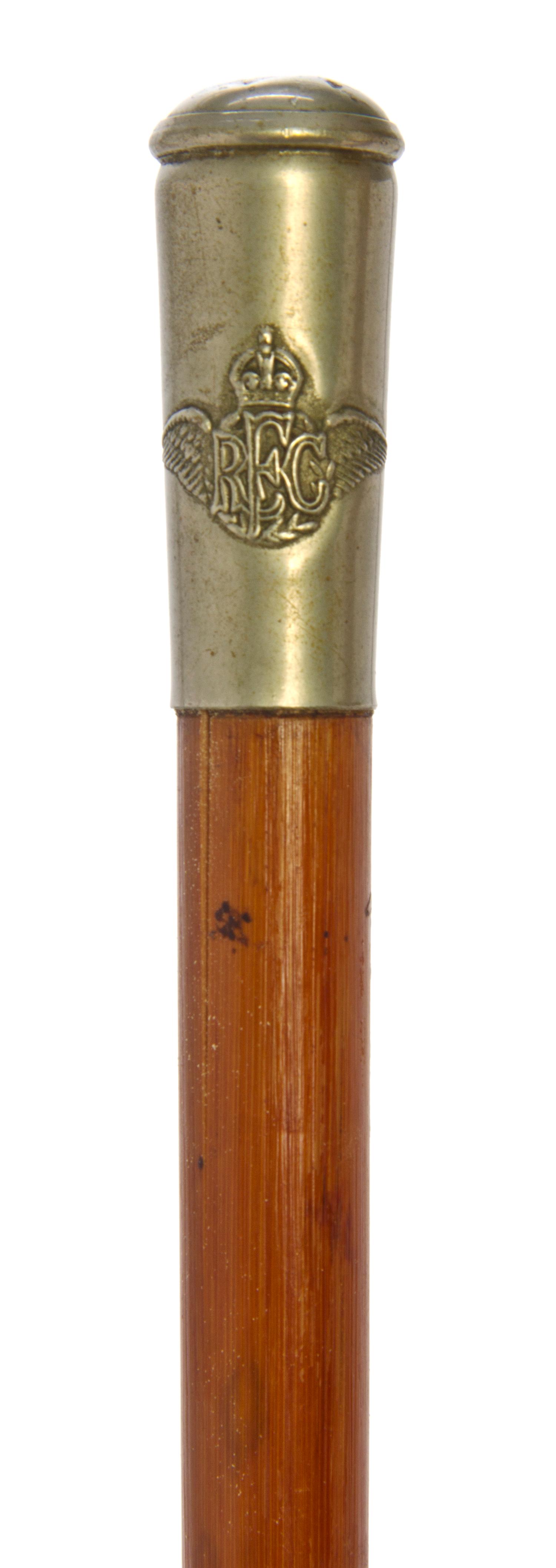 A British East Indies Sword Walking Stick, Length of handle 2 x length overall 35 5/8 inches.