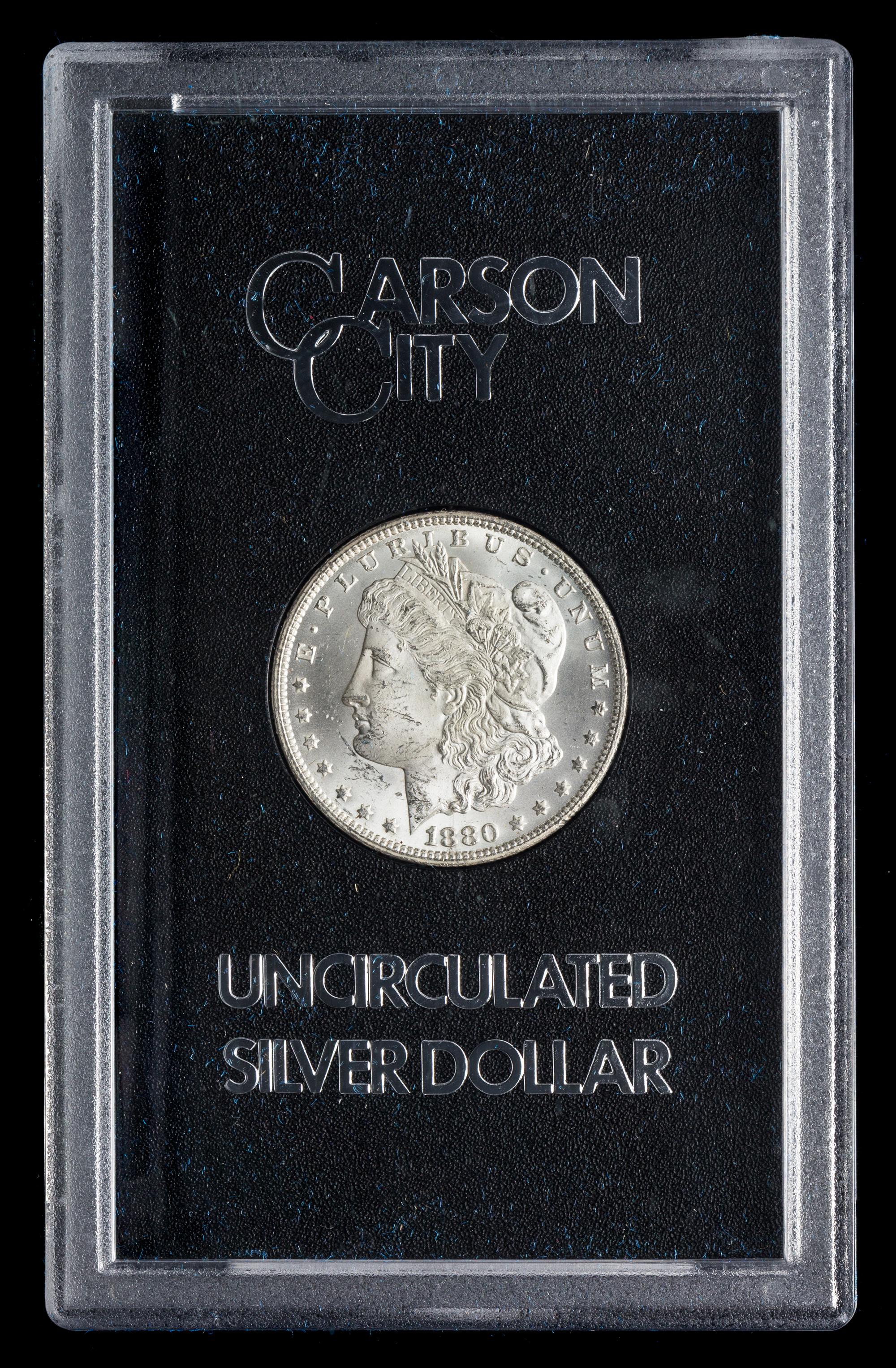 A United States 1880-CC GSA: Morgan Silver Dollar Coin