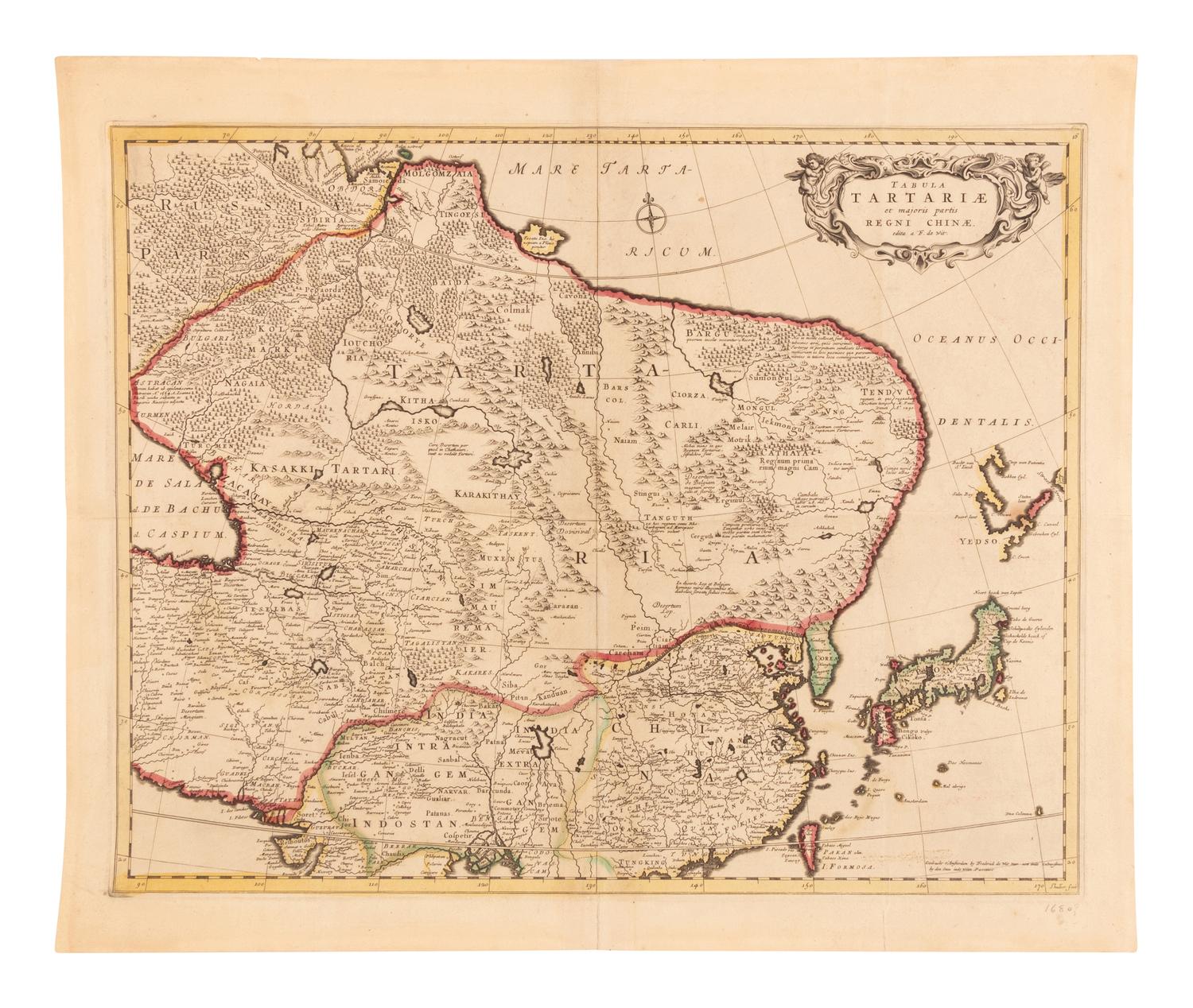 [MAPS]. A pair of 17th century engraved maps, comprising:
