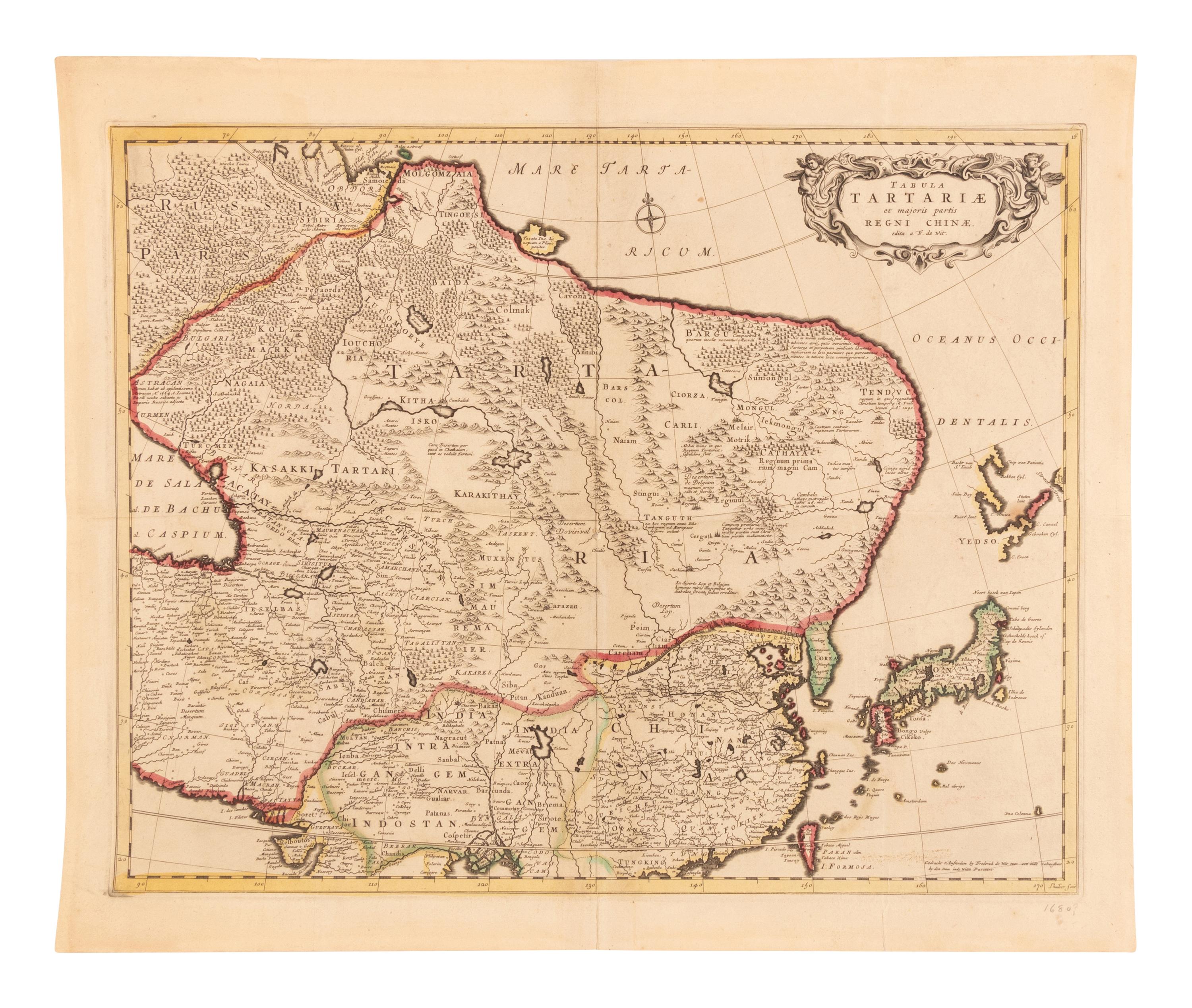 [MAPS]. A pair of 17th century engraved maps, comprising: