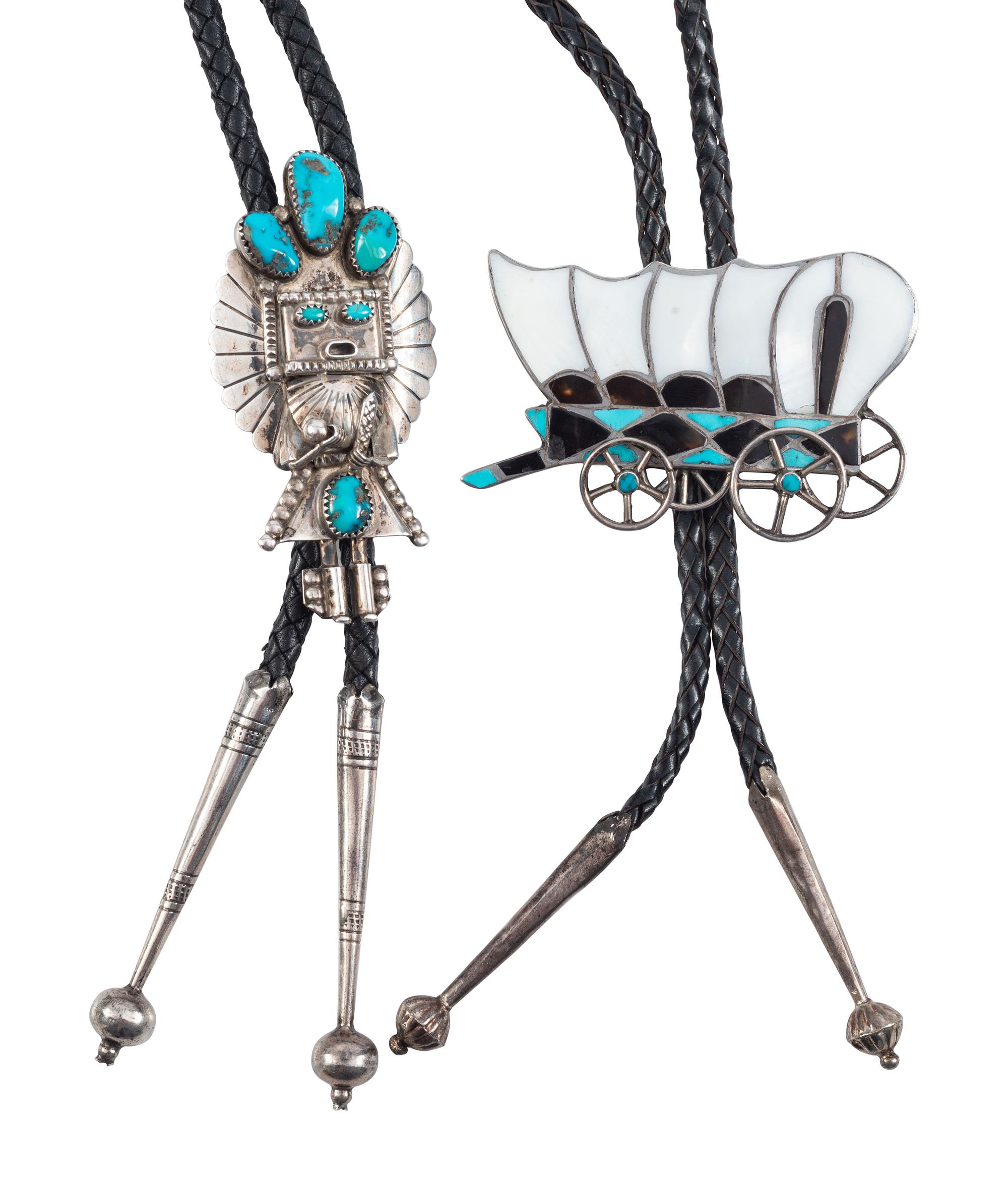 Navajo and Zuni Bolo Ties
