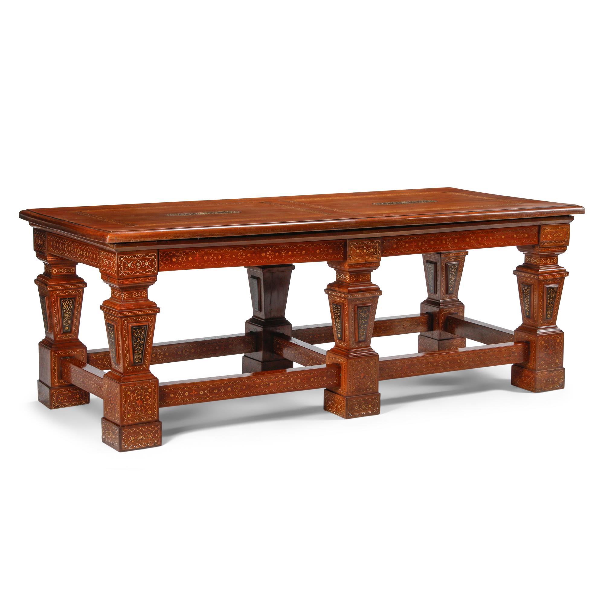 A North Italian Marquetry Center Table