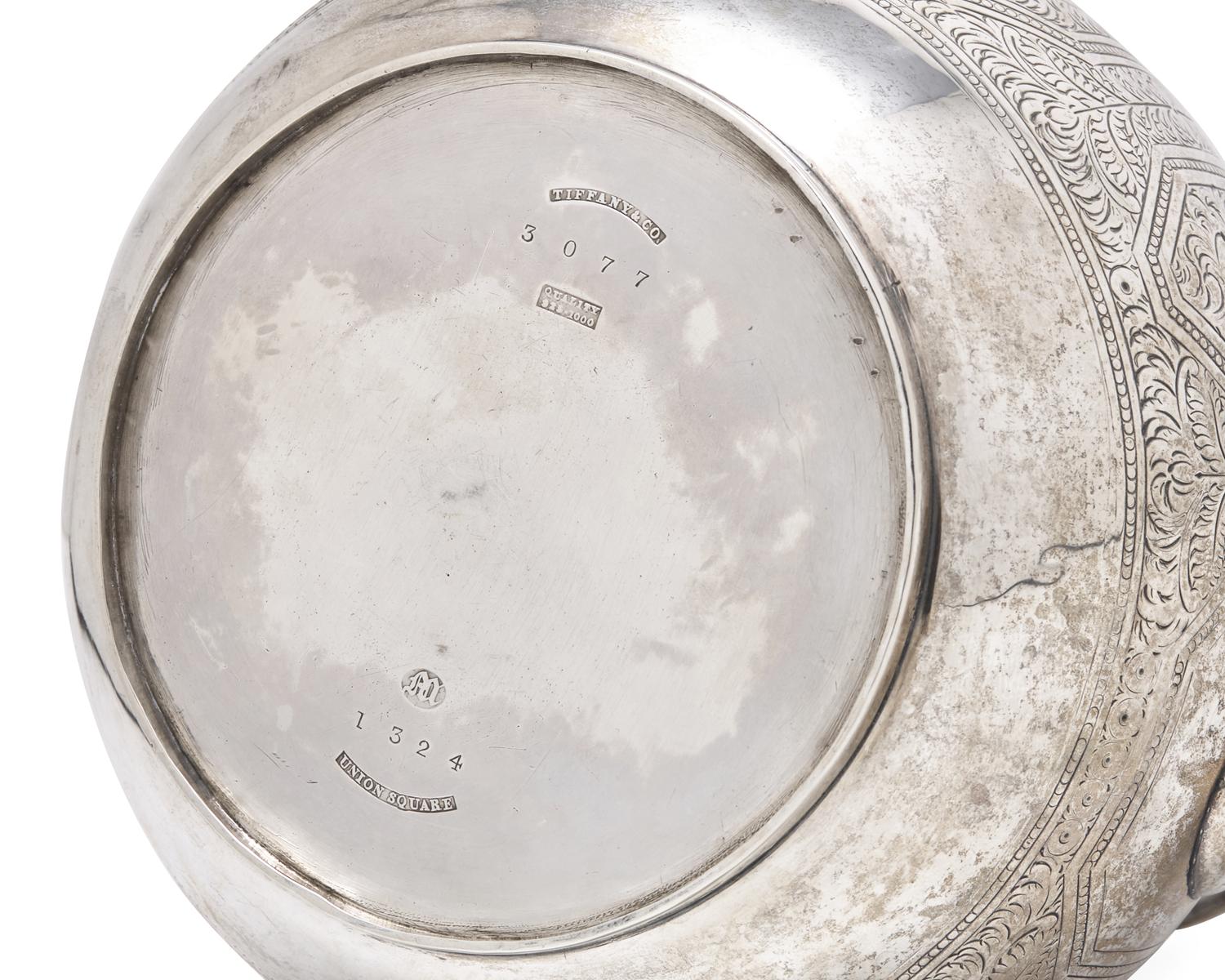 An Aesthetic Movement Sterling Silver Water Pitcher