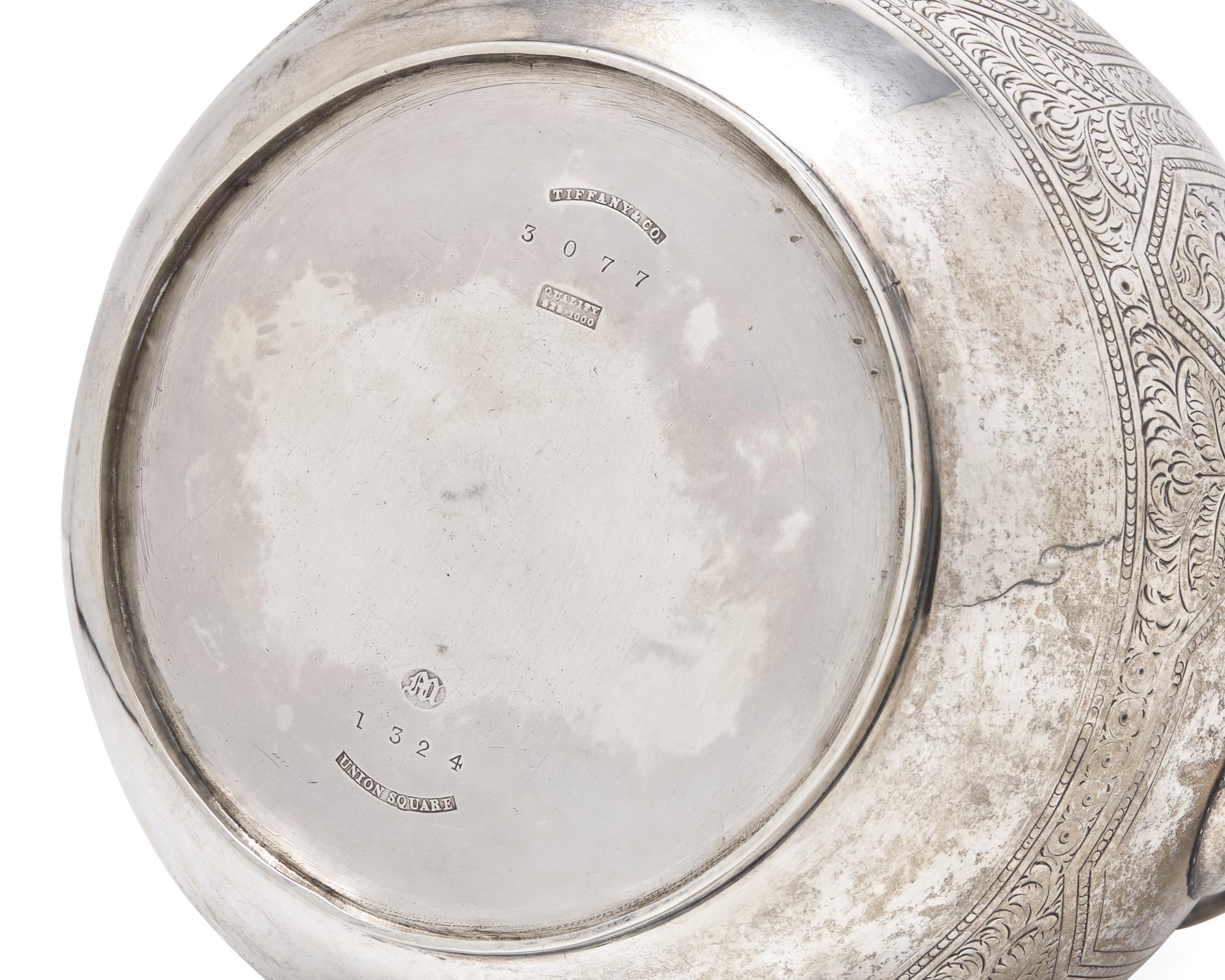 An Aesthetic Movement Sterling Silver Water Pitcher